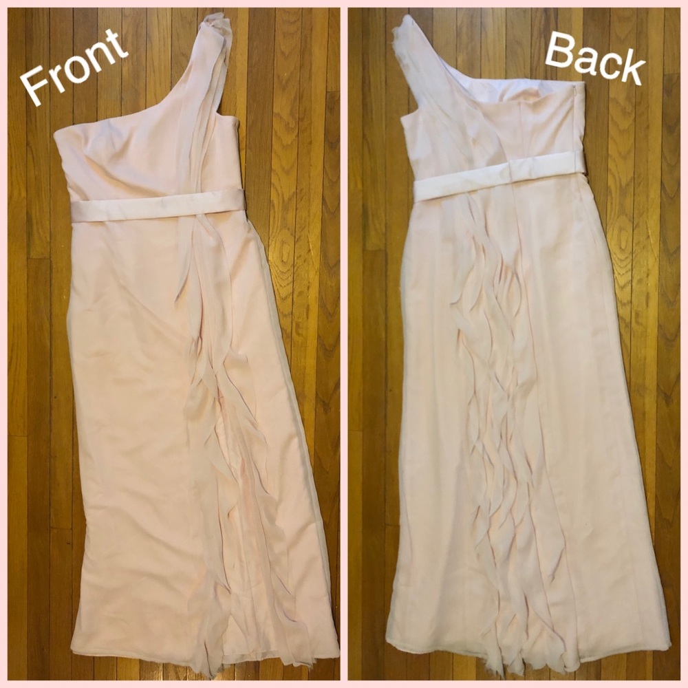 White by Vera Wang Bridesmaid Dress in Blush.